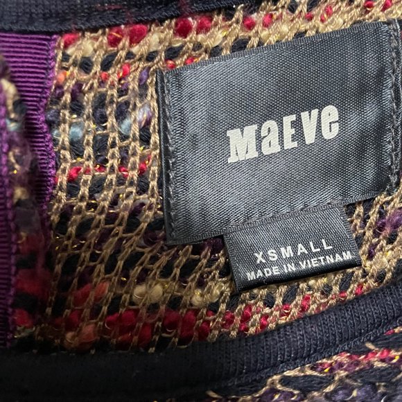 Maeve Anthropologie Multi Knit Boucle Textured Sweater Dress - Picture 3 of 4